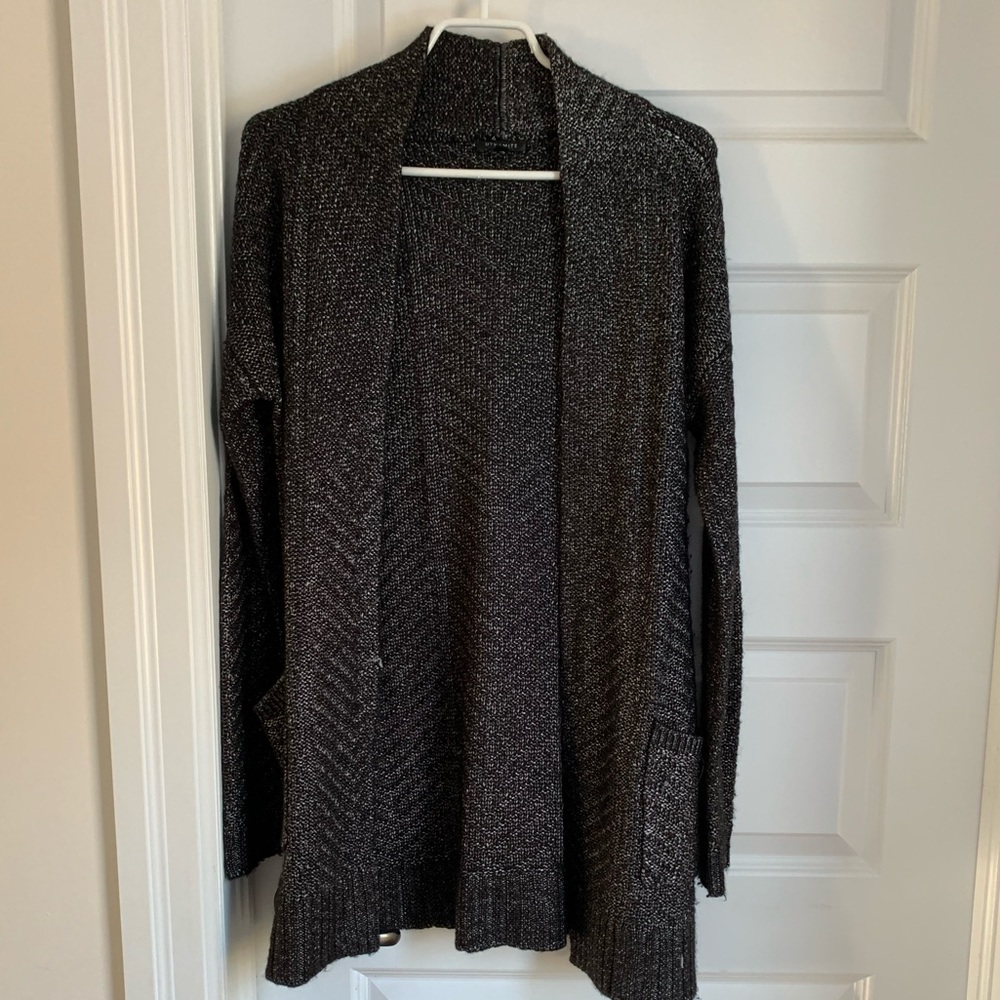 Dark grey knig cardigan